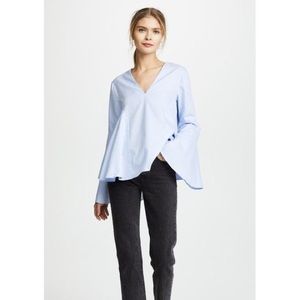 Endless Rose Blue Bell Sleeve Blouse